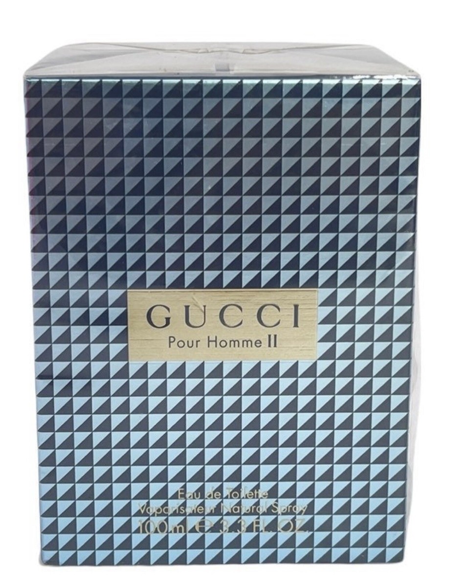 GUCCI POUR HOMME II Eau De Toilette Spray 100ml 3.4fl.oz For Men