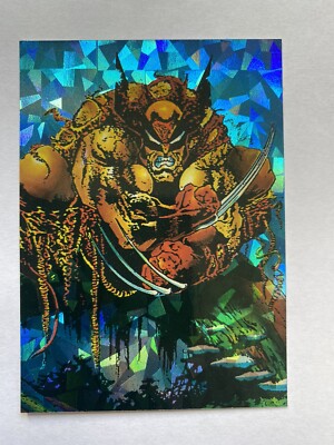 1992 Wolverine From Then 'Til Now II Prism Card #P4 HEALING🔥RARE