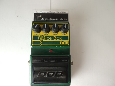 Vintage DOD FX51 Juice Box Overdrive Effects Pedal Free USA