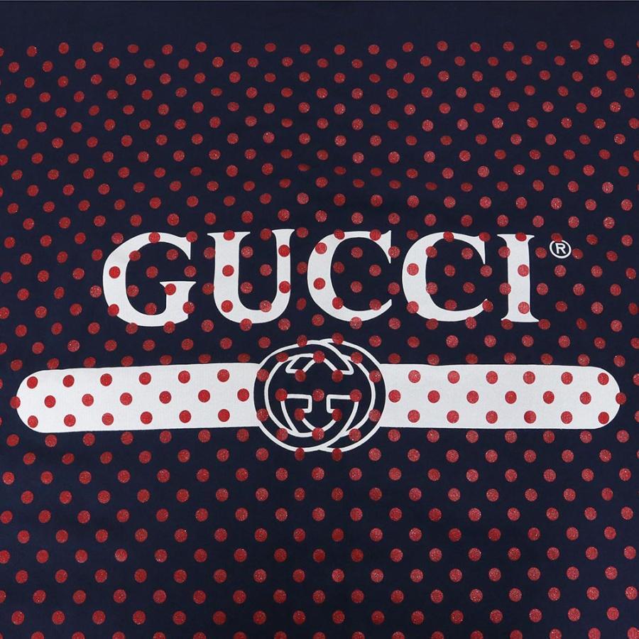 Gucci Blanket Baby Children's Cotton 100% Polka Dot Navy Red Size