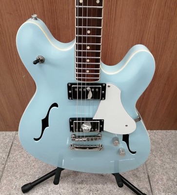 FANO GUITARS OMNIS GF6 SONIC BLUE Semi-Acoustic Electric Guitar | eBay