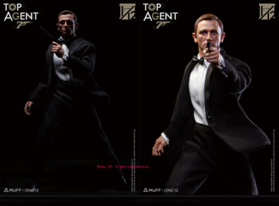 MUFF TOYS MF06 Top Agent 007 James Bond Normal Ver. 1/12 Action