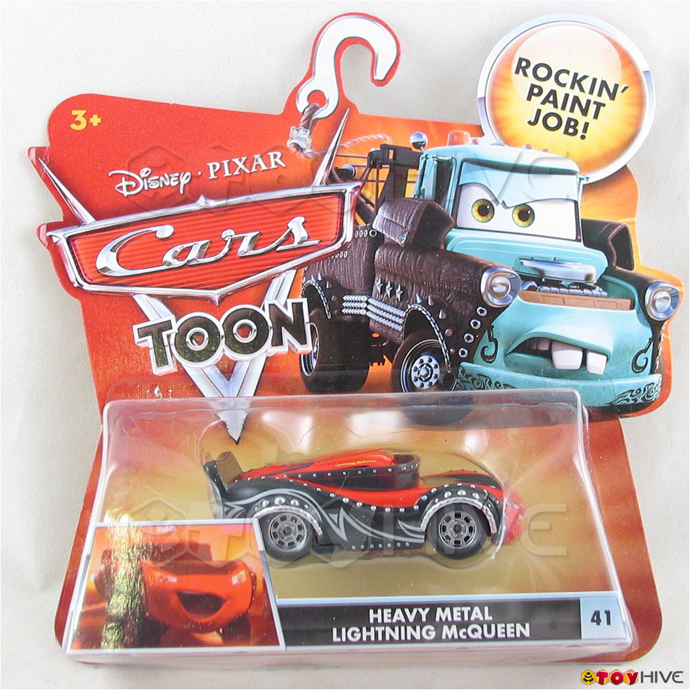 Disney Pixar Cars Toon Heavy Metal Lightning McQueen #41 diecast
