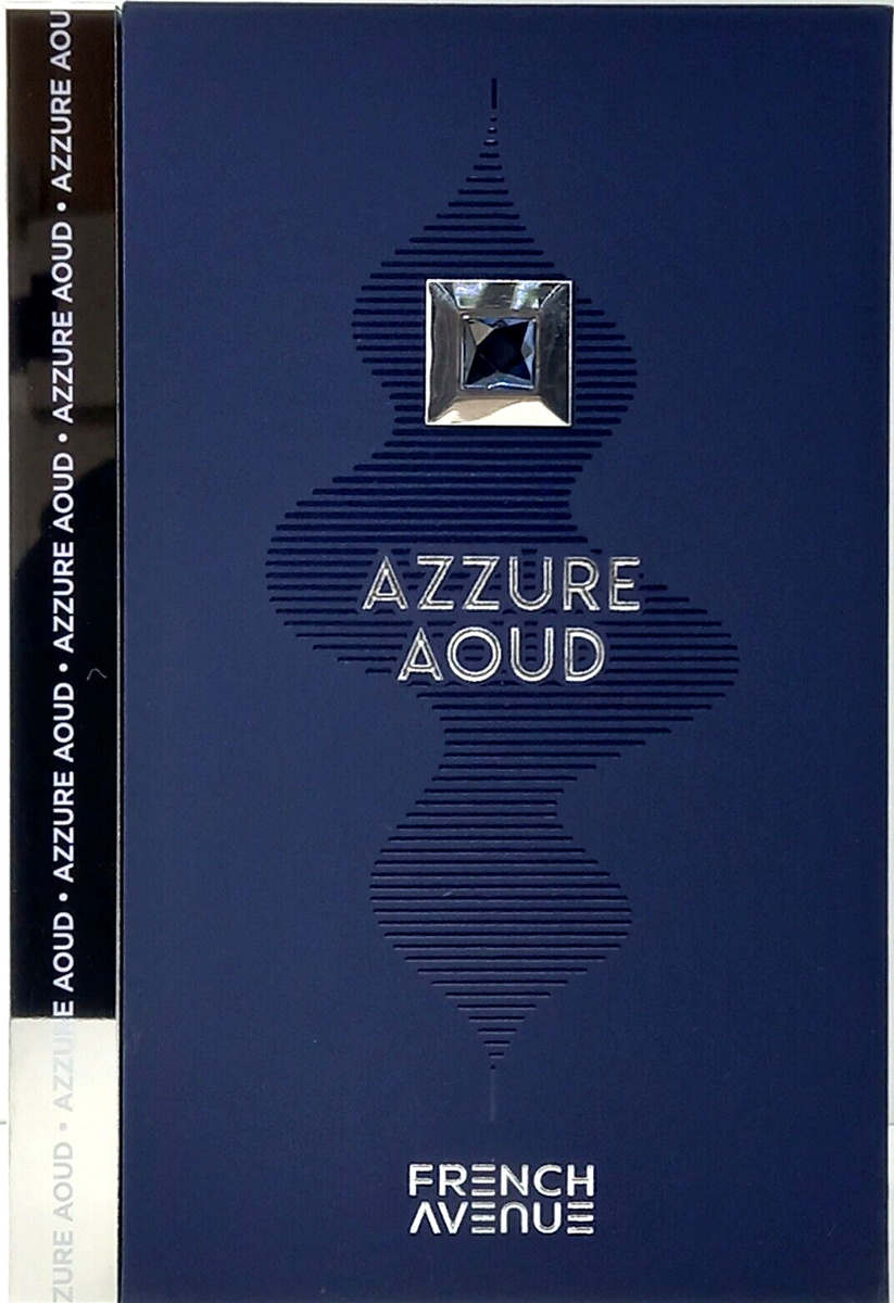 FRENCH AVENUE AZZURE AOUD EAU DE PARFUM SPRAY FOR MEN 3.4 Oz / 100