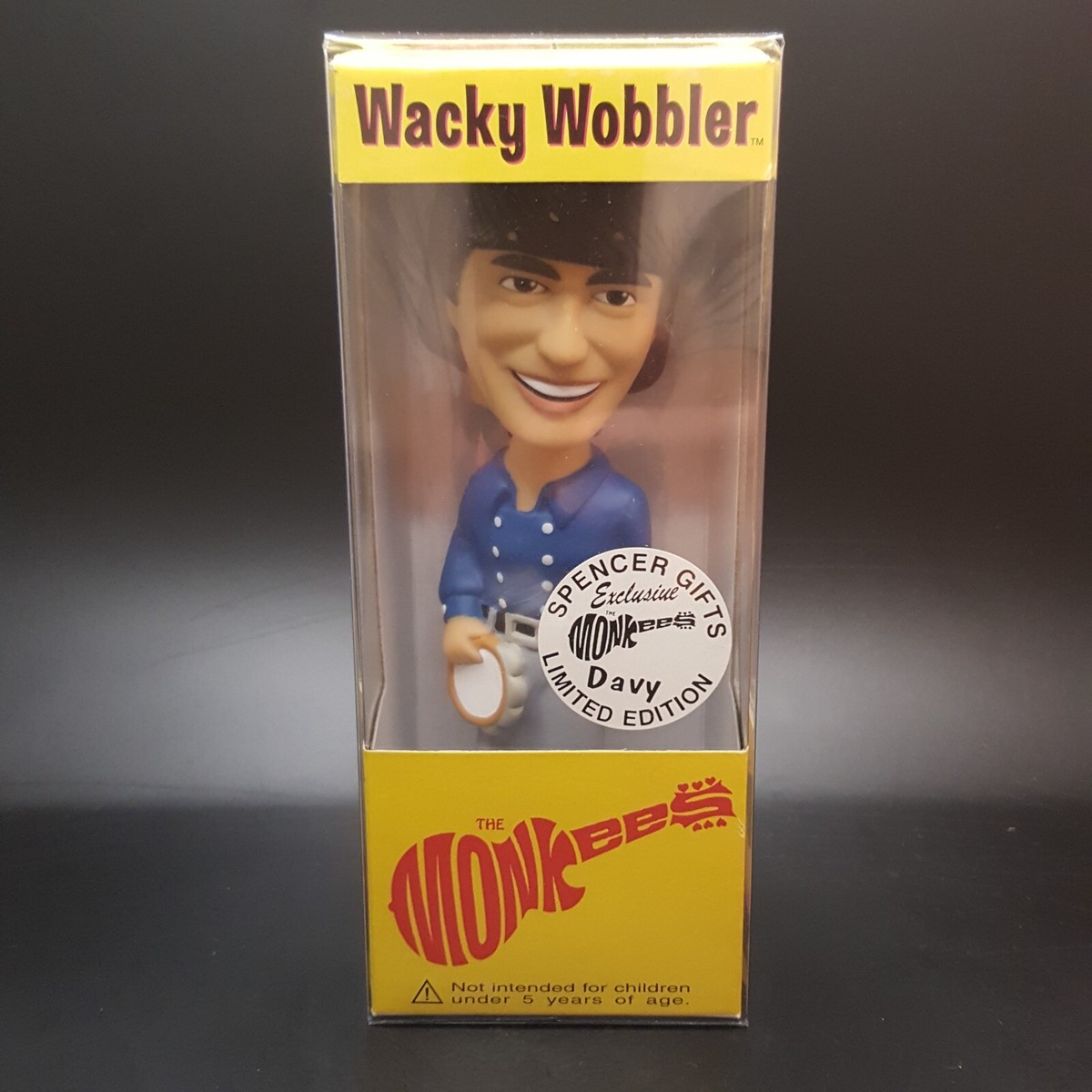 FUNKO THE MONKEES DAVY JONES LIMITED ED EXCLUSIVE WACKY WOBBBLER