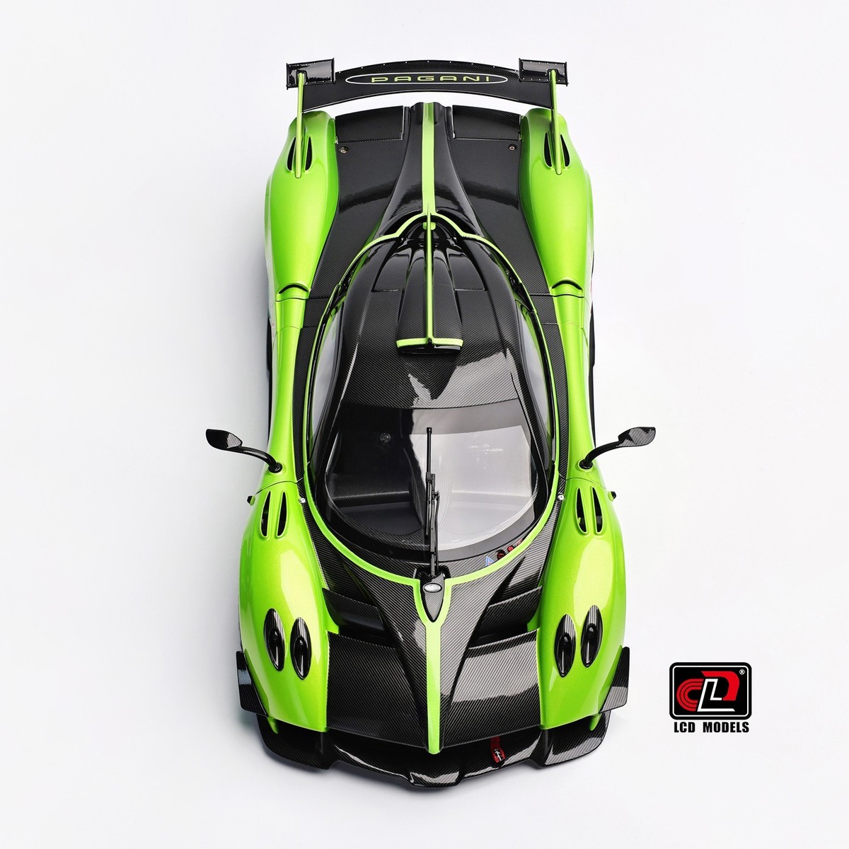 LCD MODELS LCD18012-GR 1:18 PAGANI HUAYRA R (GREEN) DIECAST