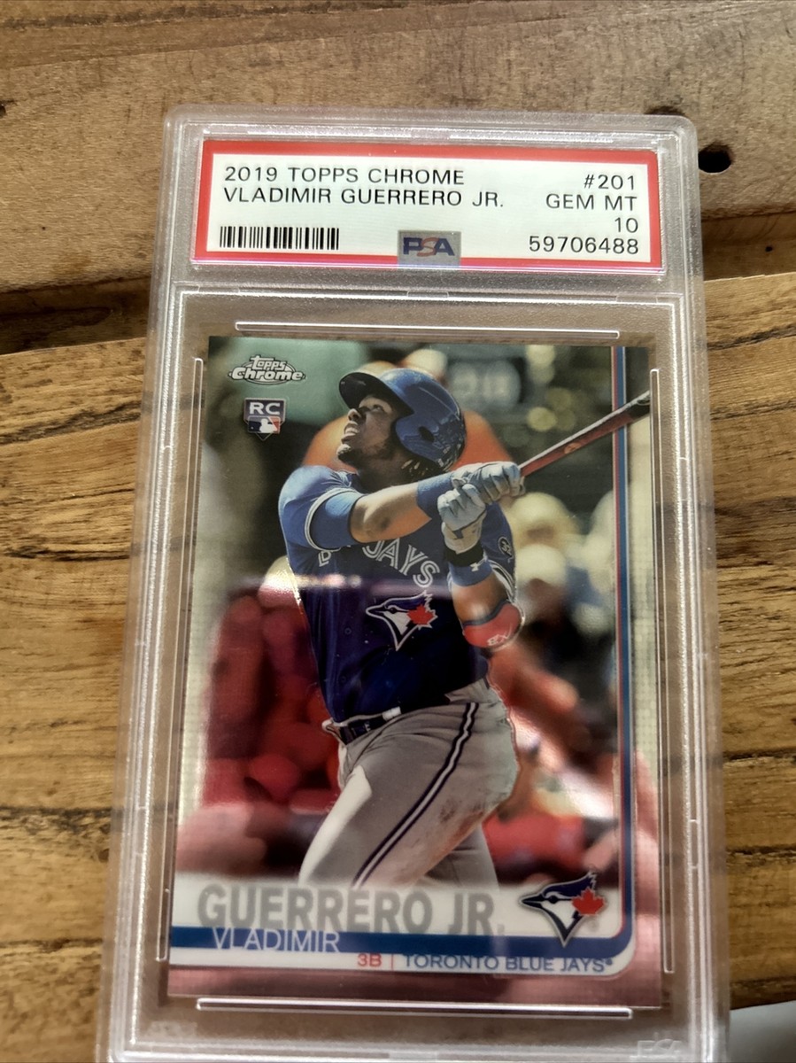 VLADIMIR GUERRERO JR. 2019 TOPPS CHROME RC PSA 10 🔥🔥🔥 Blue Jays