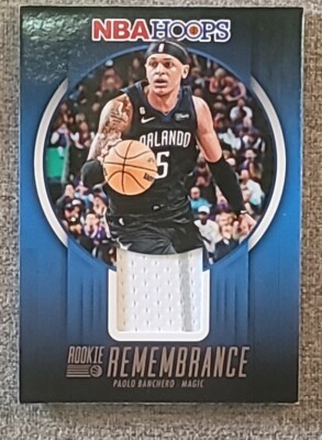2023-24 Hoops Basketball Paolo Banchero Rookie Remembrance Patch
