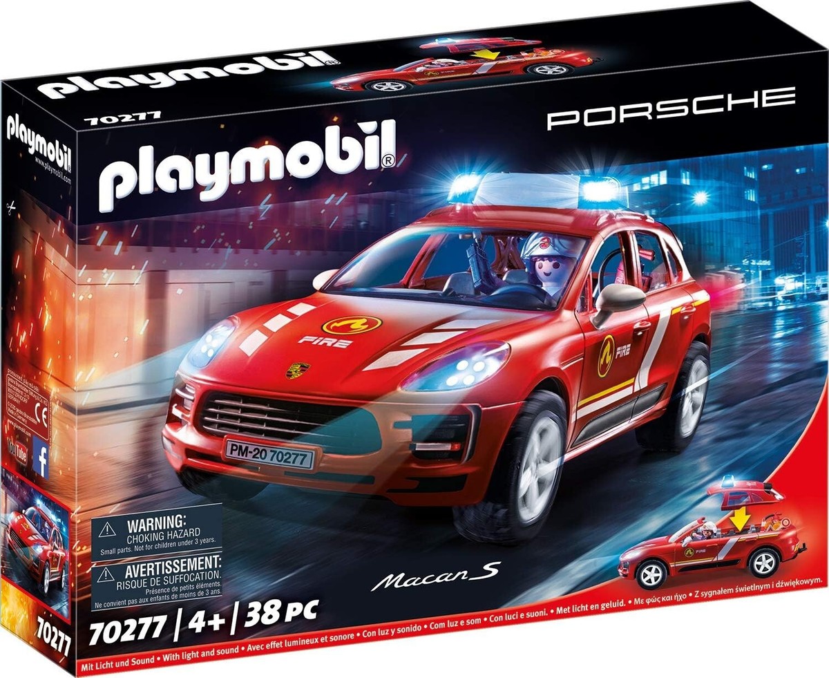 Playmobil 70277 Porsche Macan S Firefighter - for sale online | eBay