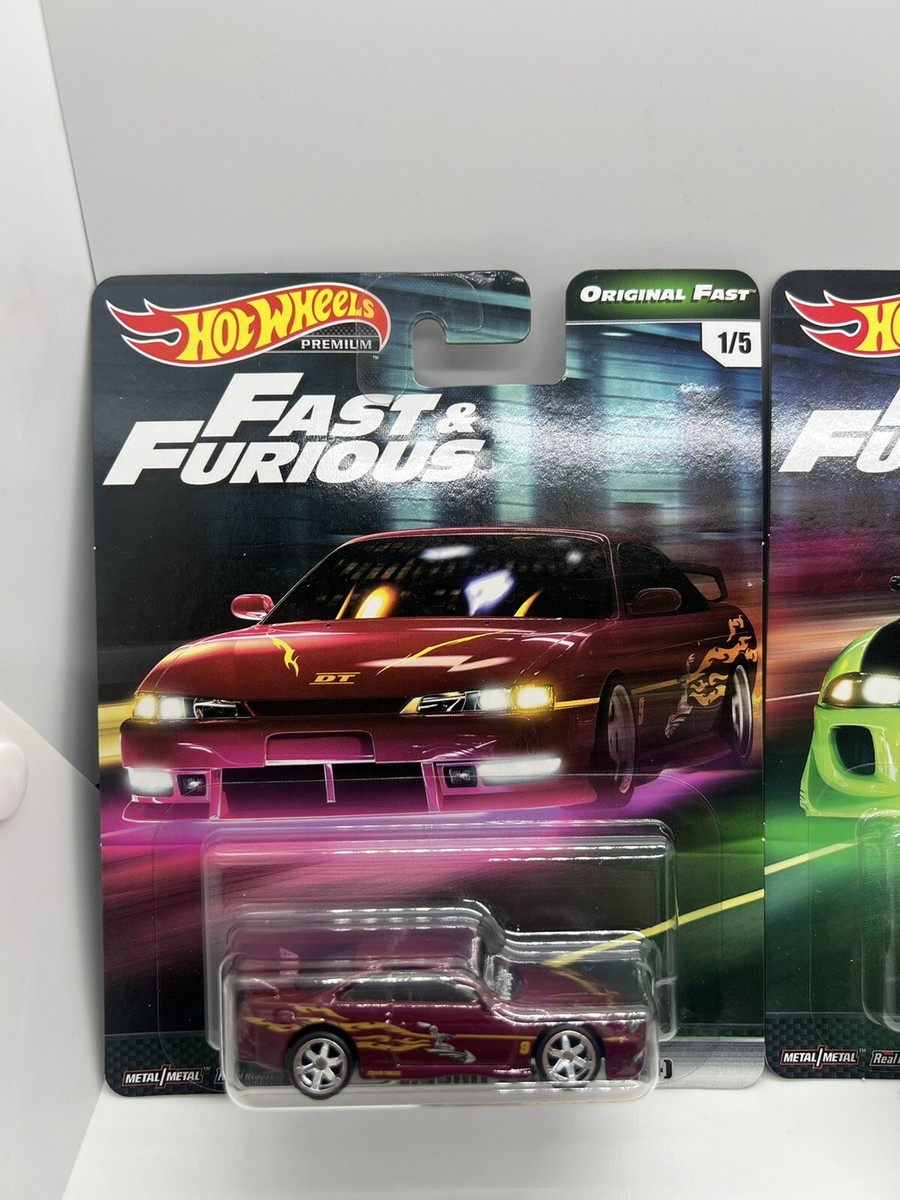 Hot Wheels Premium Fast And Furious Original Fast Complete Set Of