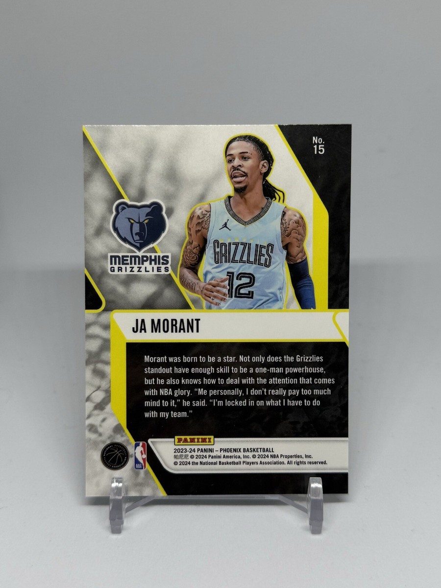 NBAカード 2023-24 Panini Phoenix Ja Morant Fade To Black #15 | eBay