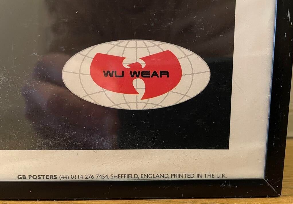 Wu Tang Clan Poster ''Forever'' Vintage 90s Oficial album size H35