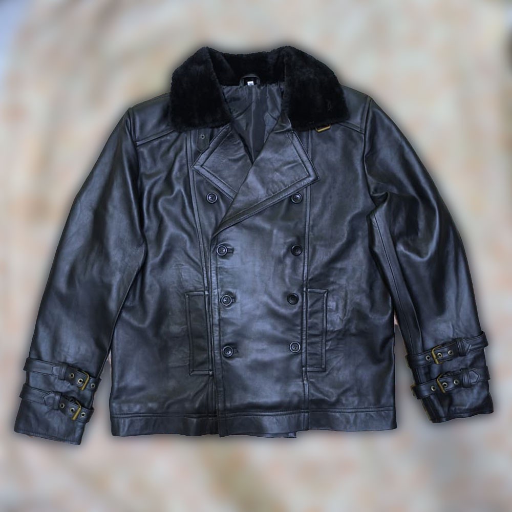 Resident Evil 9 Requiem Leon Kennedy Black Leather Jacket for Men