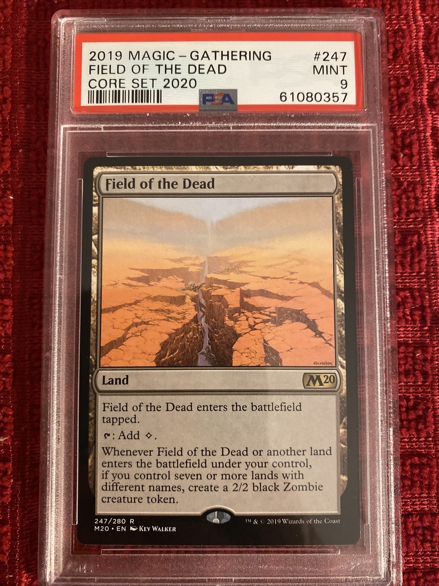 PSA 9 Mint MTG Field of the Dead - Core Set 2020 | eBay
