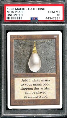 Mox Pearl Unlimited Edition PSA 10 BGS 9.5 Gem Mint MTG Magic the
