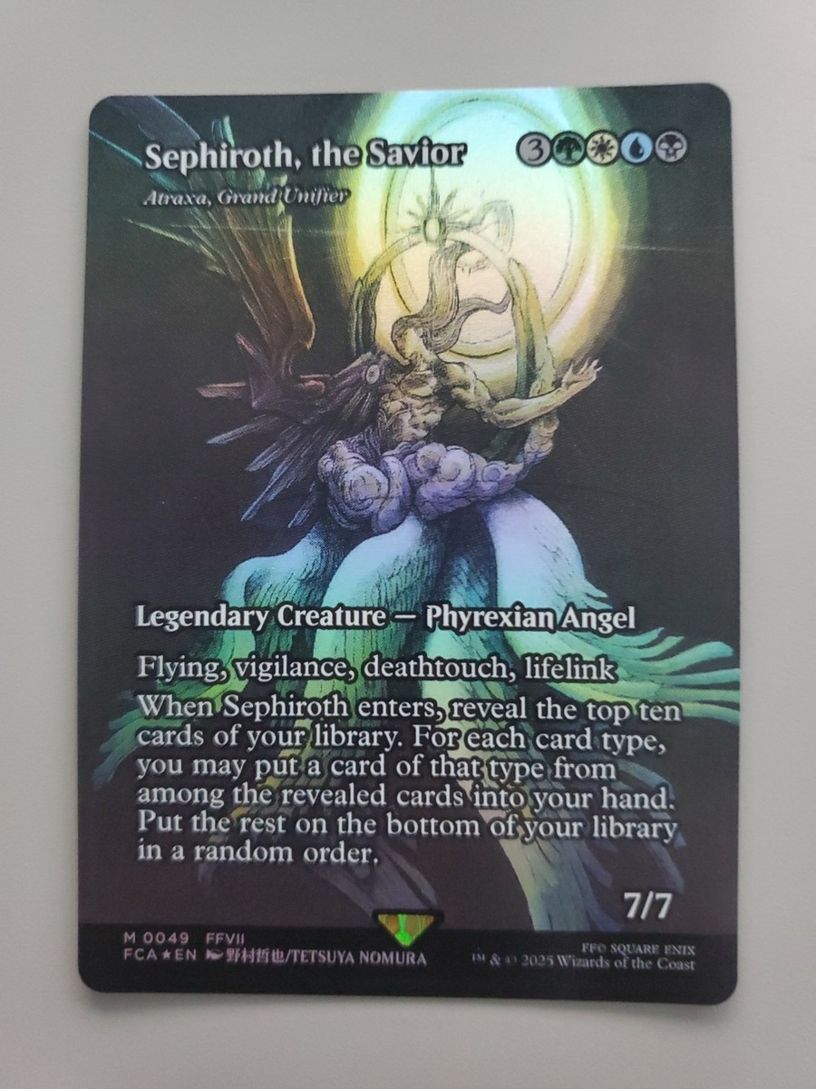 MTG Sephiroth, the Savior (Atraxa, Grand Unifier) Final Fantasy