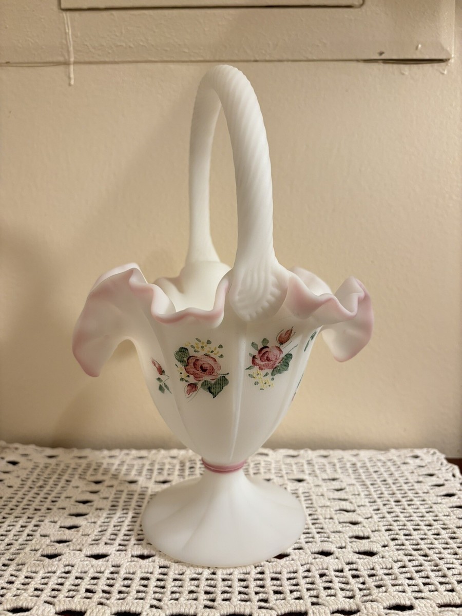 Fenton Rose Garden HP Basket | eBay
