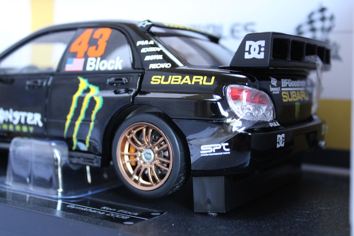 Subaru Impreza WRC06 Ken Block Gymkhana 2008 Black Monster Energy