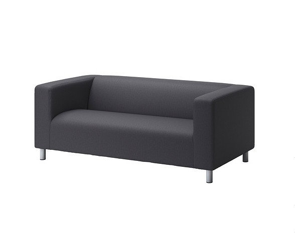 Brand New IKEA KLIPPAN Gray Slipcover Removable love-seat cover