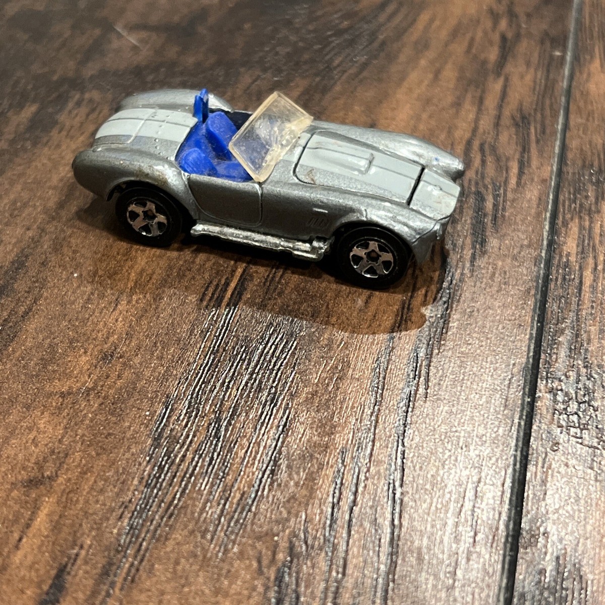 1982 Vintage Hot Wheels SHELBY COBRA 427 S/C Gray w/ Rare Chrome 5