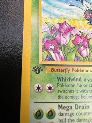 Pokemon Butterfree 33/64 Jungle 1st Edition 