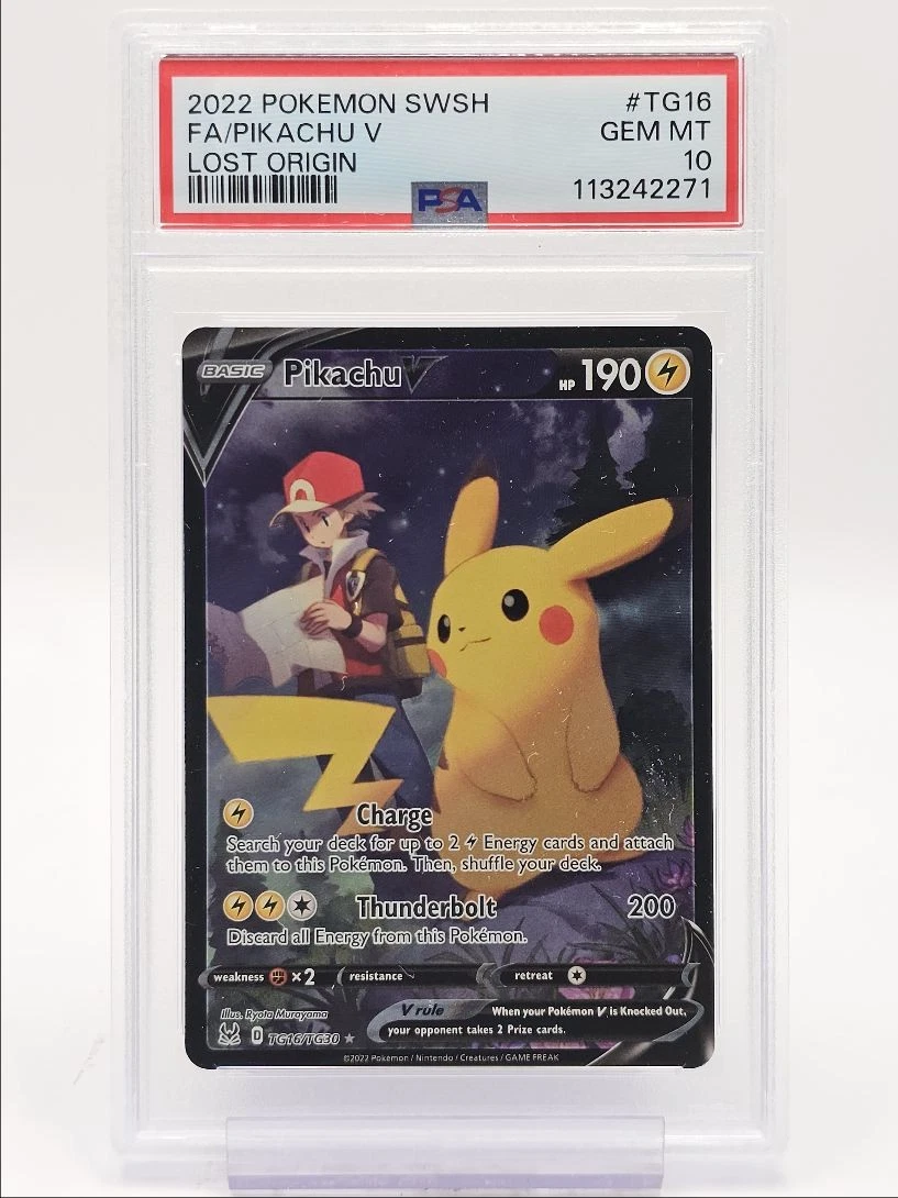 Pikachu Pokémon TCG Grade 10 Nintendo Individual Collectible Card