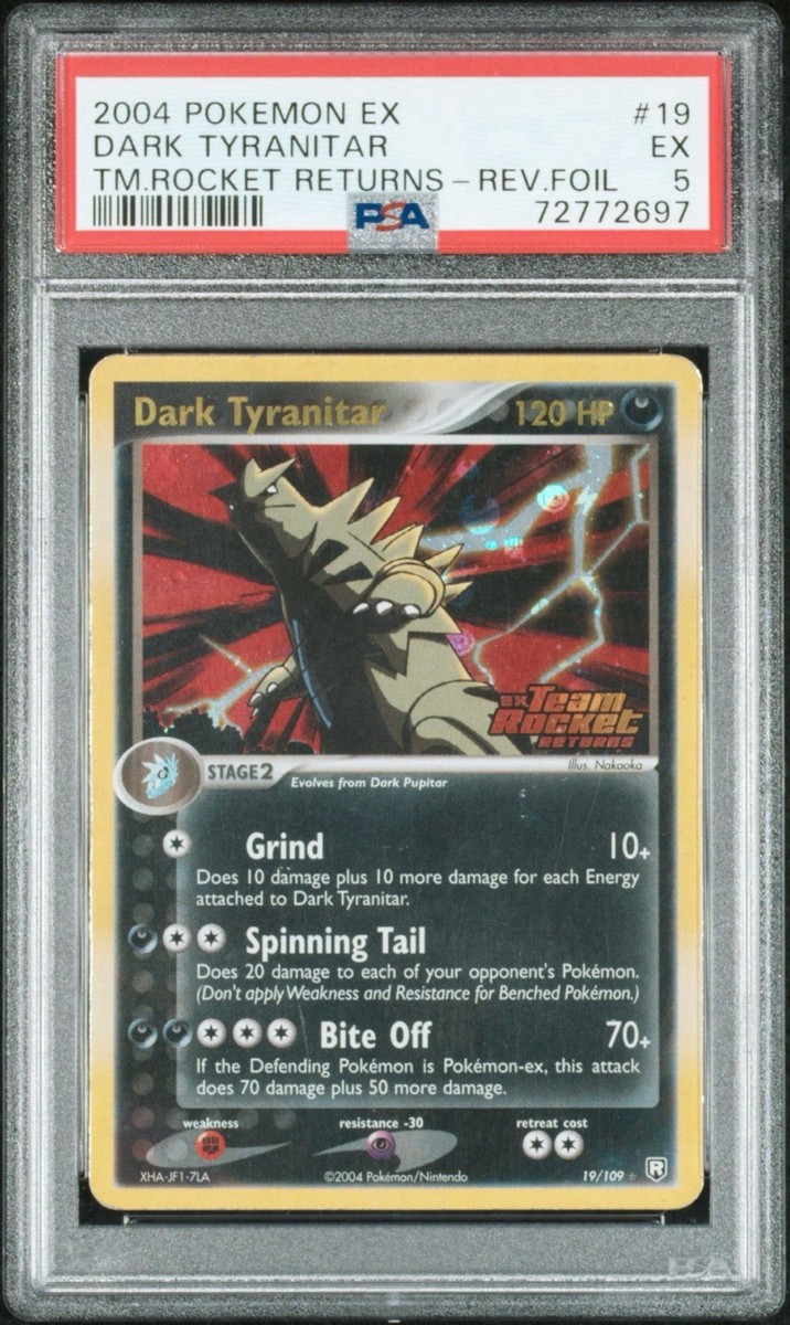 Dark Tyranitar 19/109 Team Rocket Returns Reverse Holo Pokémon