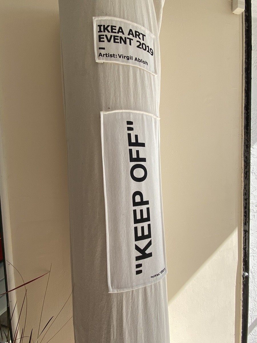 IKEA x Virgil Abloh KEEP OFF Rug Grey/White IKEA ART EVENT 2019