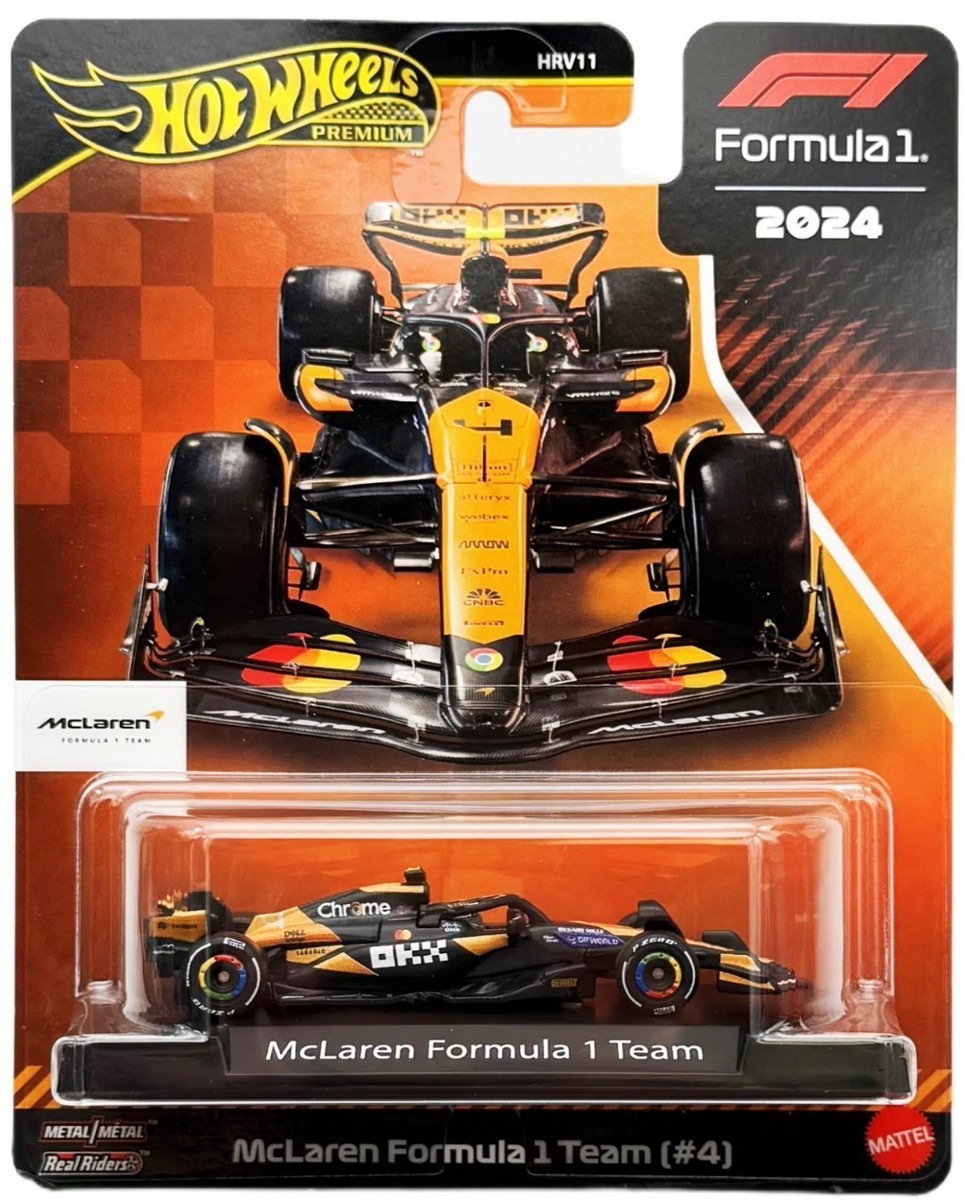 2025 Hot Wheels Premium Formula 1 2024 McLaren MCL38 Lando Norris