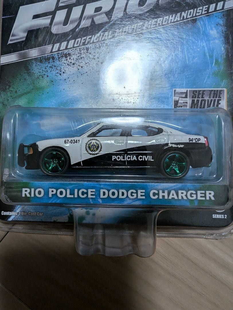 Greenlight Fast & Furious Rio Police Dodge Charger Chase Scale: 1