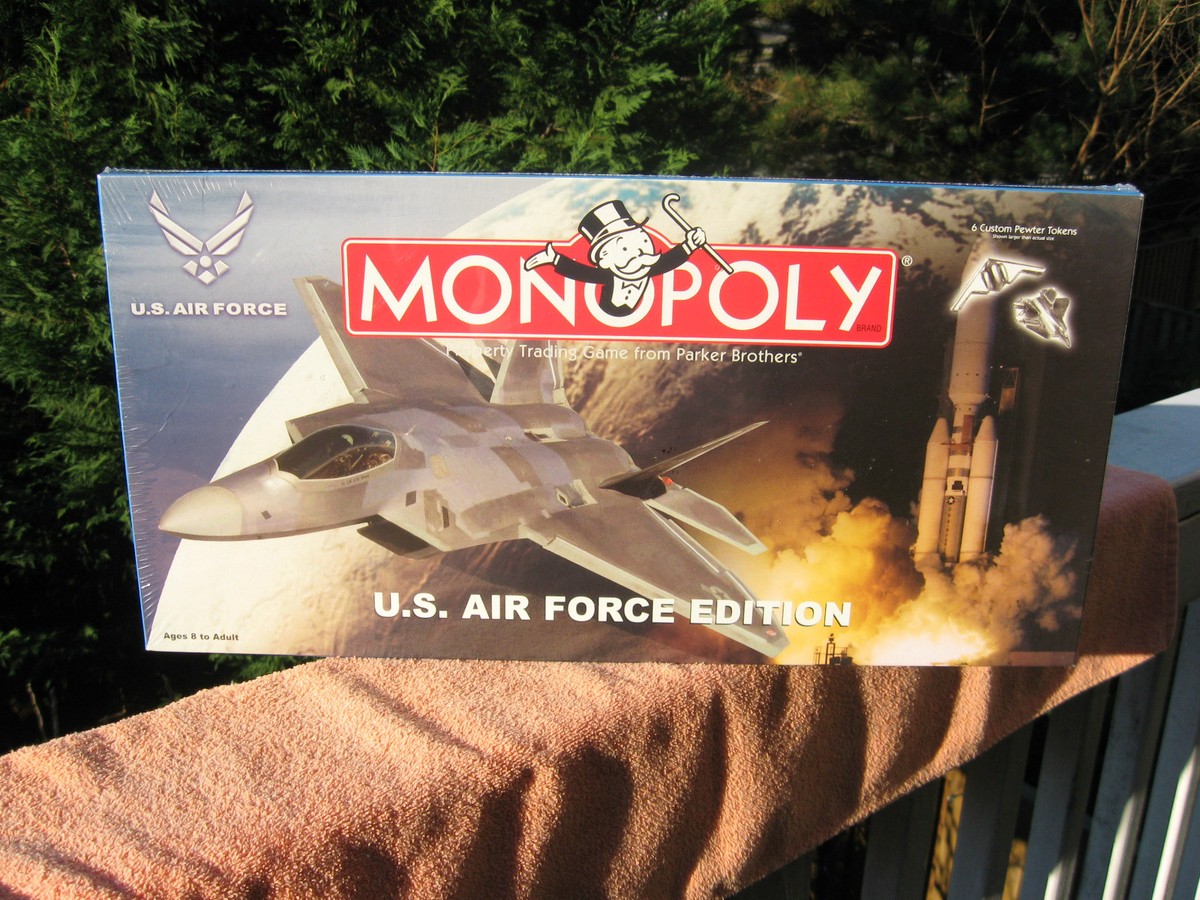 Monopoly U.S. Air Force Edition Parker Brothers~New & Factory
