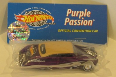 Hot Wheels 13th Convention Purple Passion Finale/Ticket LARRY WOOD