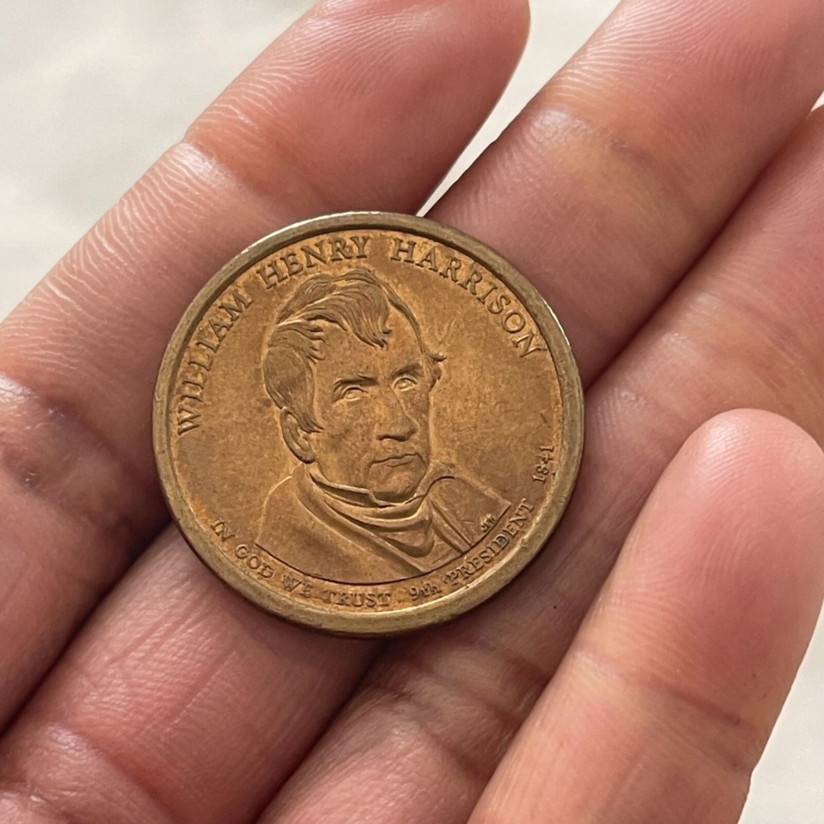 William Henry Harrison 1841 9th President One Dollar Coin | eBay