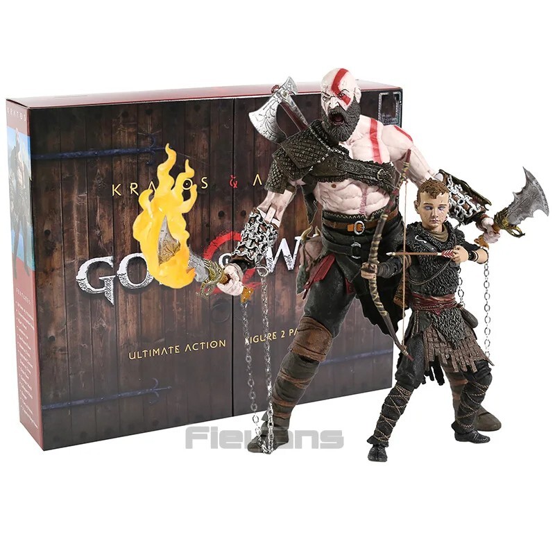 Neca God of War Kratos Atreus Ultimate Action Figure 2 Pack