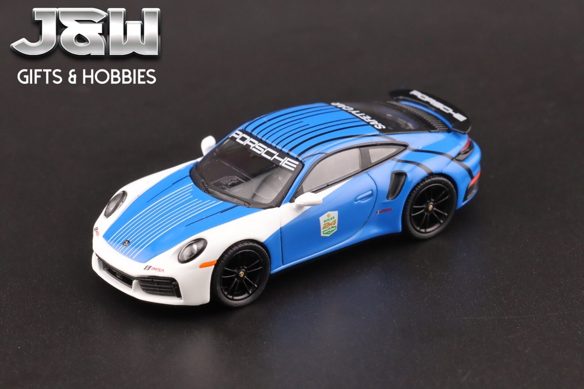 Mini GT Porsche 911 Turbo S Safety Car 2023 IMSA Daytona 24 Hours