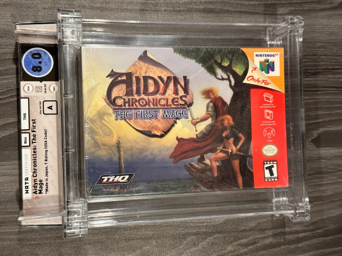 Aidyn Chronicles The First Dark Mage Nintendo 64 N64 Sealed GRADED