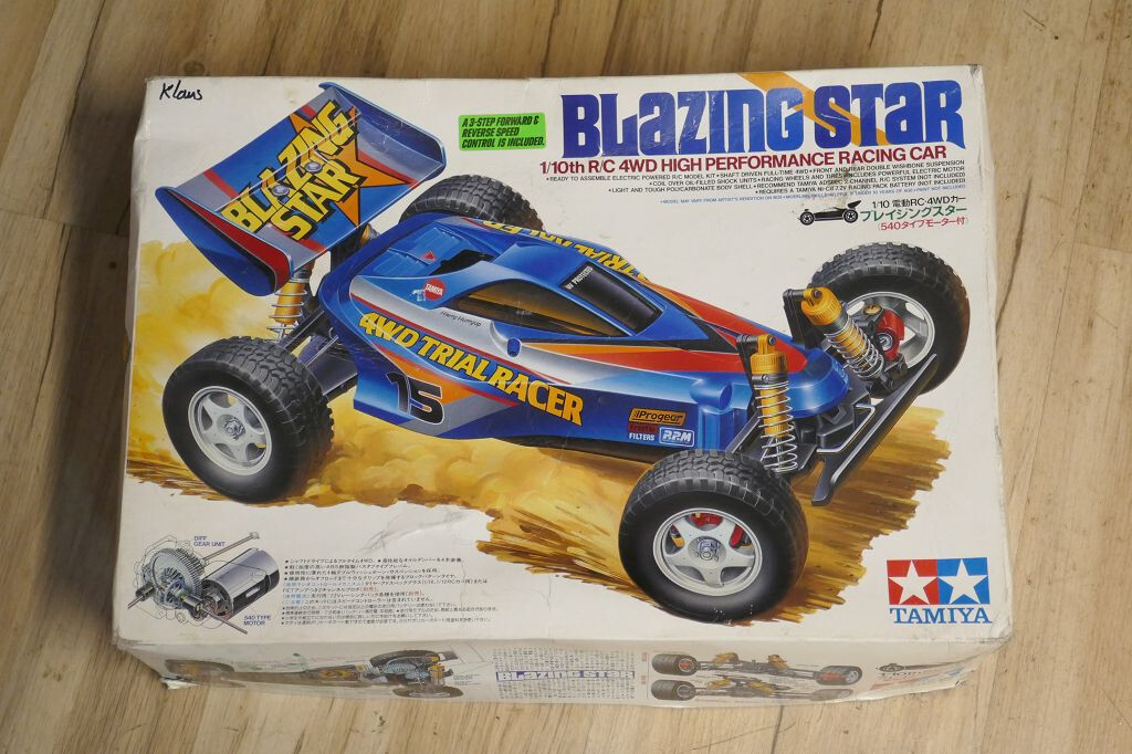 Vintage RAR RC 1:10 Tamiya Blazing Star (58204) 1997 BOX ONLY