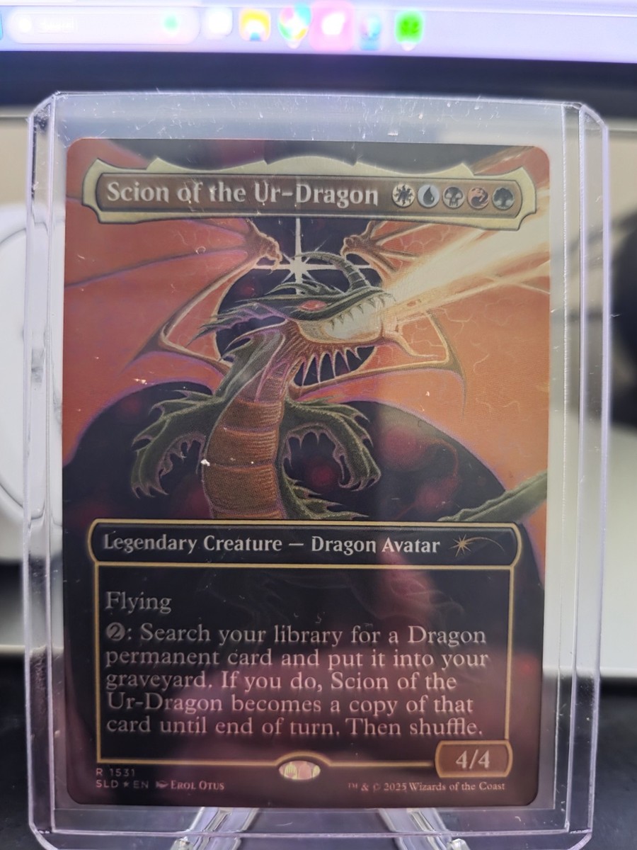 MTG Scion Of The Ur-Dragon *Rainbow Foil* Secret Lair: Devastation