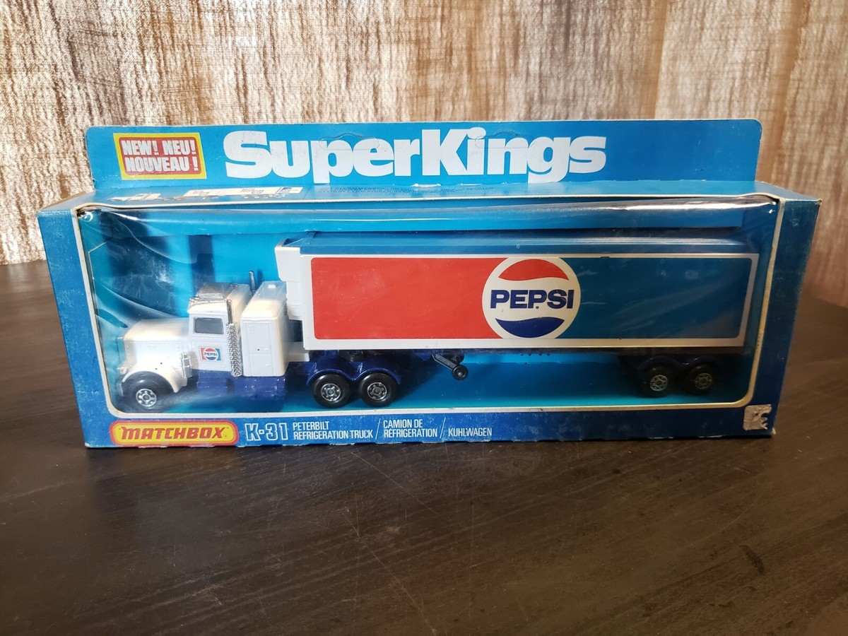 Matchbox SuperKings K-31 Peterbilt Refrigeration Truck - Pepsi | eBay