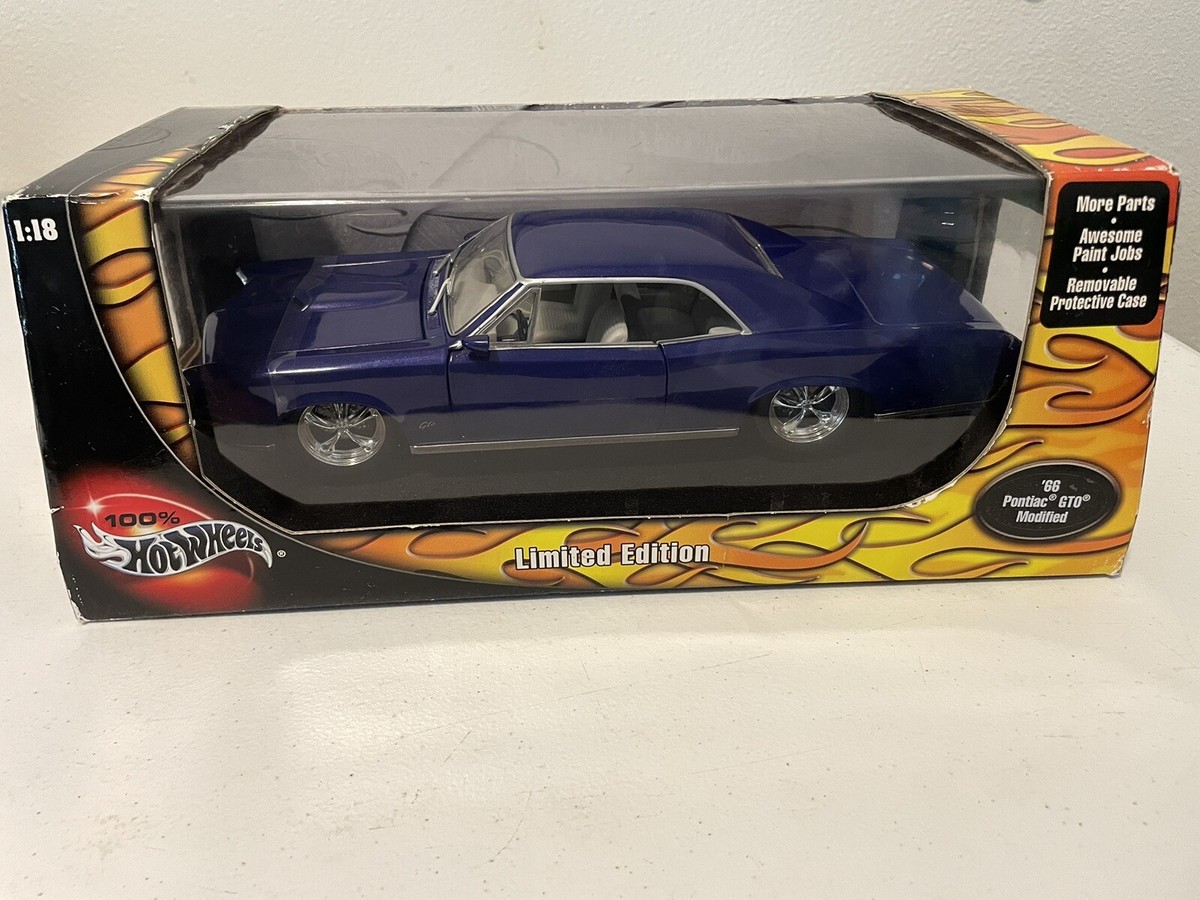 1966 PONTIAC GTO MODIFIED 1/18 LIMITED EDITION 100% HOT WHEELS | eBay