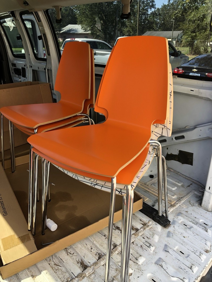 Ikea Vilmar Chair Vintage Early 2000's Orange Excellent Condition