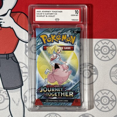 Graded 10 2025 Journey Together Sealed Booster Pack Lillie's