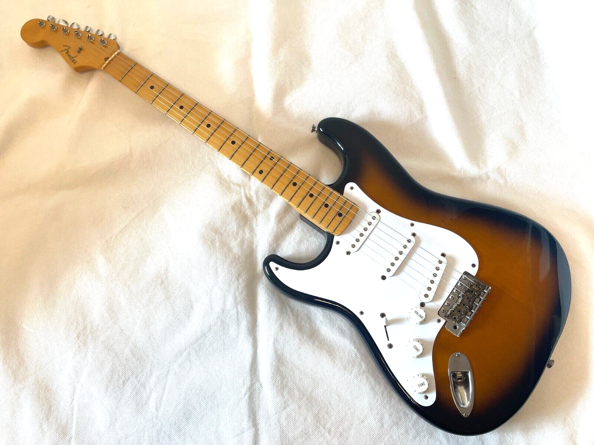 Fender Japan ST57 Left-hand Stratocaster Guitar 2-Tone Sunburst