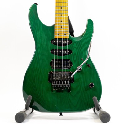 1992 Charvel CDS 070 Trans. Green w/ Jackson HSS Pickups, Double