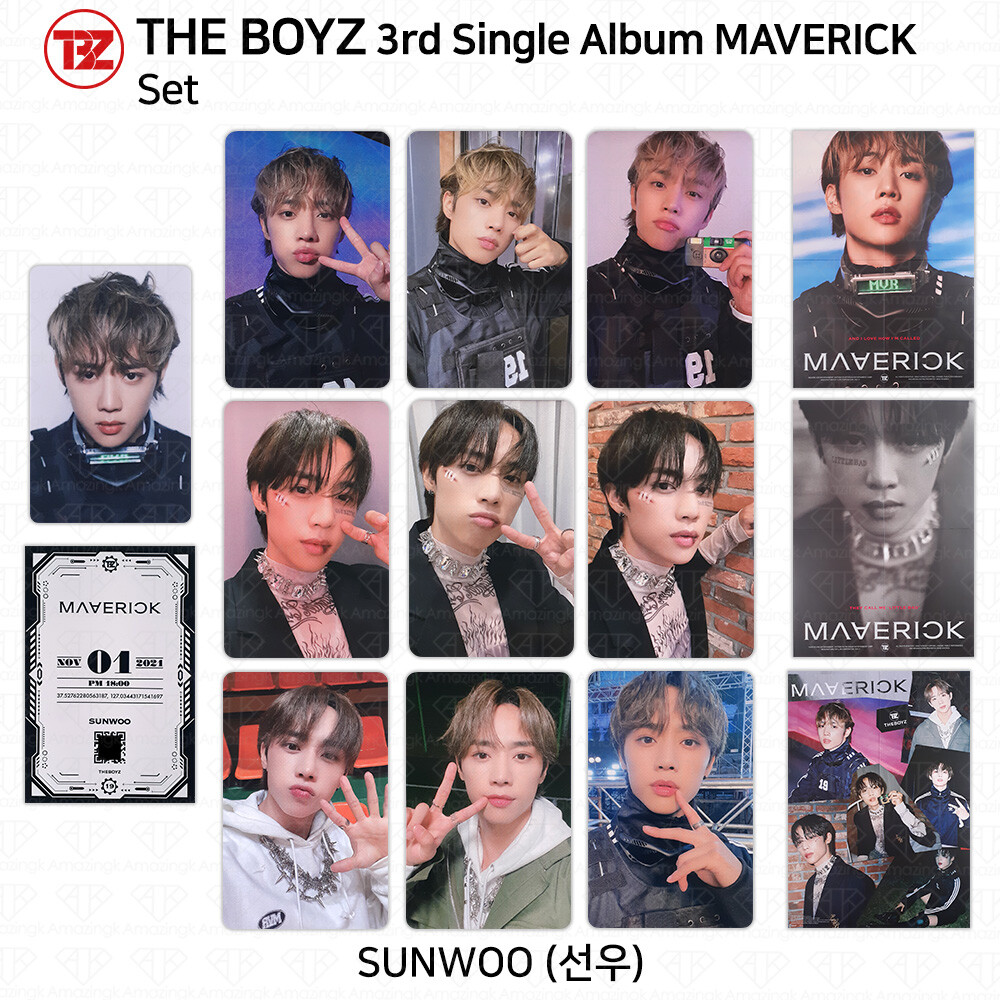 The Boyz 3rd Single Album Maverick Official Photocard Poster