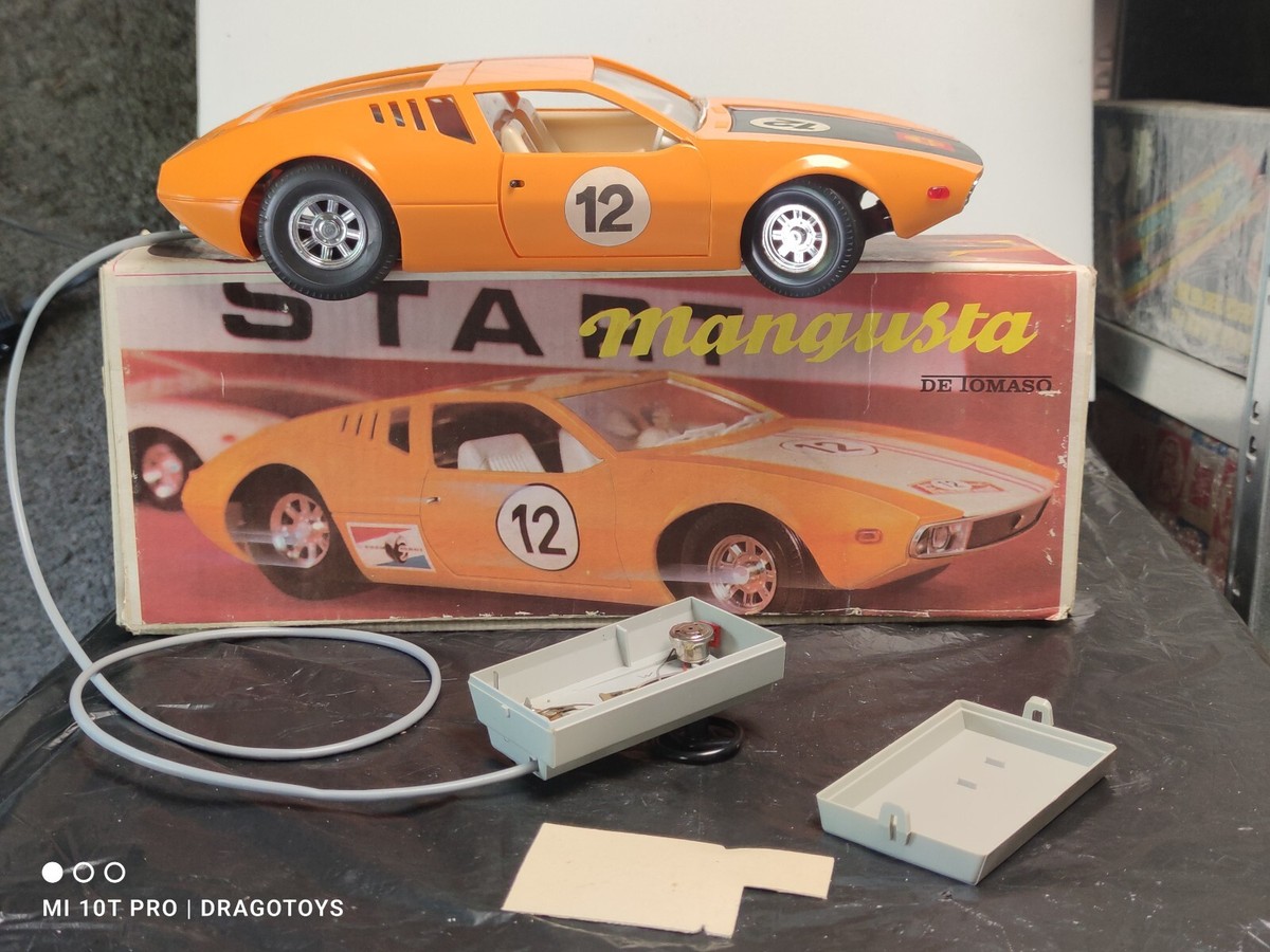 VINTAGE MANGUSTA DE TOMASO PIKO ANKER TOY CAR GERMANY 1:12 DDR GDR