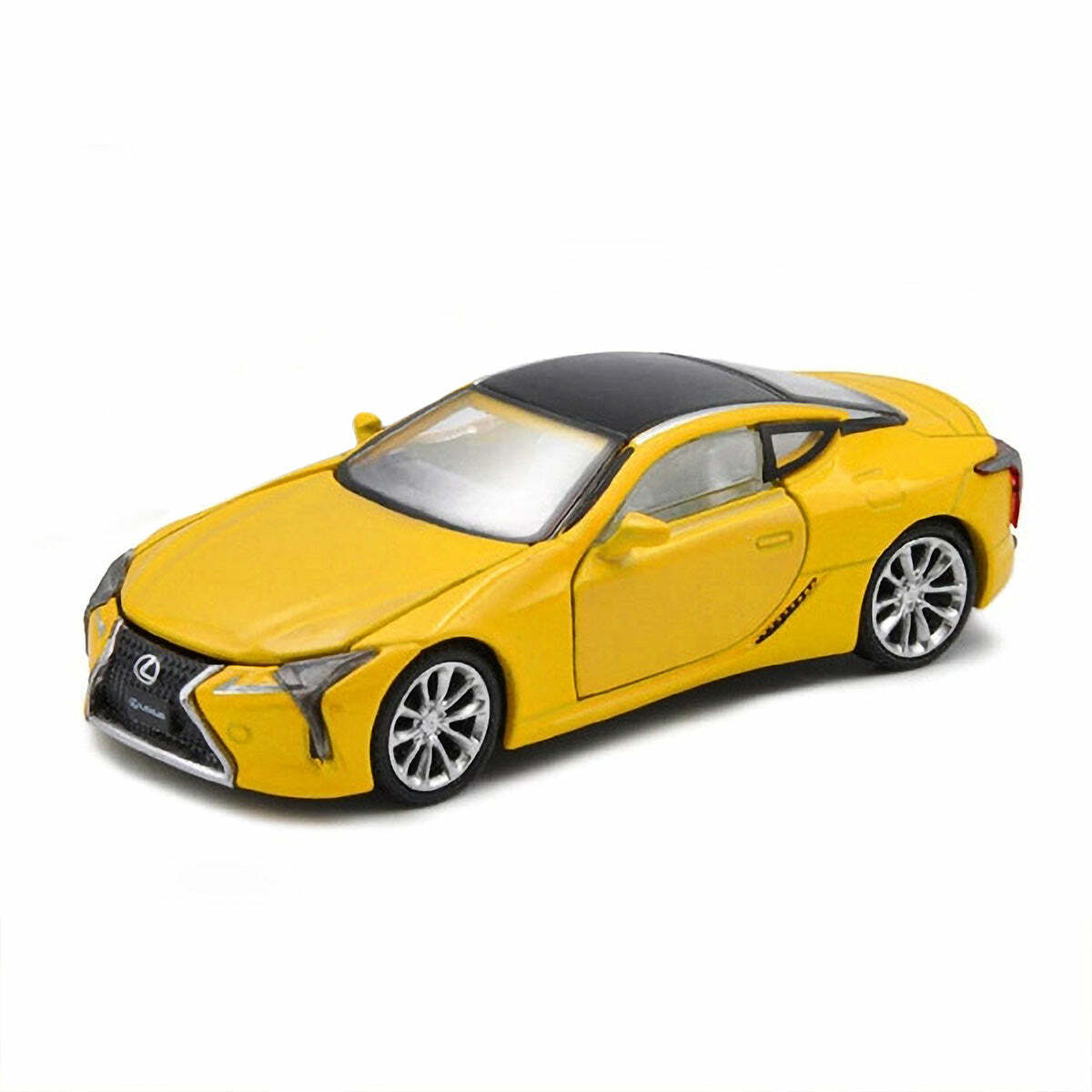 2022 Lexus LC500 1:64 Scale Diecast Model Flare Yellow Limited by