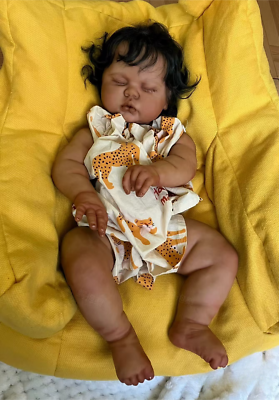 25inch Unassembled Pickle Reborn Baby Doll Kit Painted African