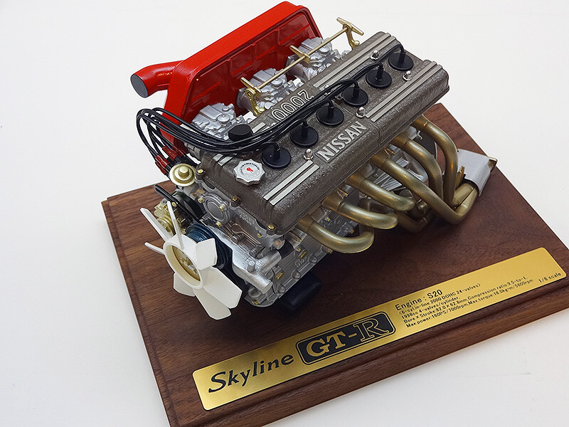 KUSAKA GENUINE OEM NISSAN SKYLINE 2000 GT-R S20 ENGINE MODEL 1/6