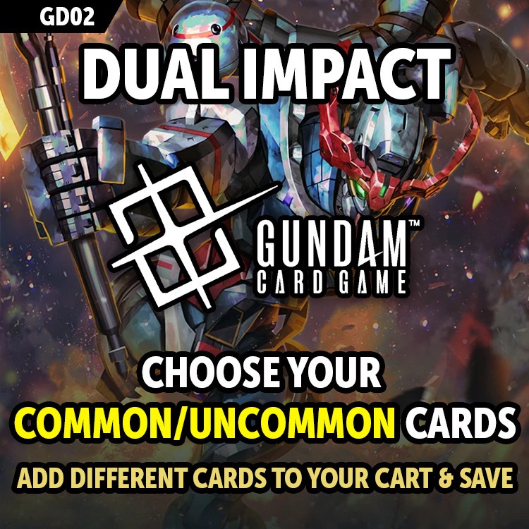 Gundam Card Game Singles - Dual Impact GD02 - Up to 50% Off